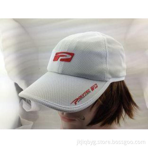 Dry Fit Mesh Running Caps Racing Sport Cap with Rubber Patc